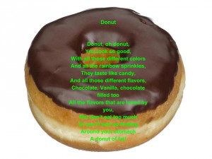 Poetry Anthology, Donut
