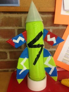 This is my groups first rocket